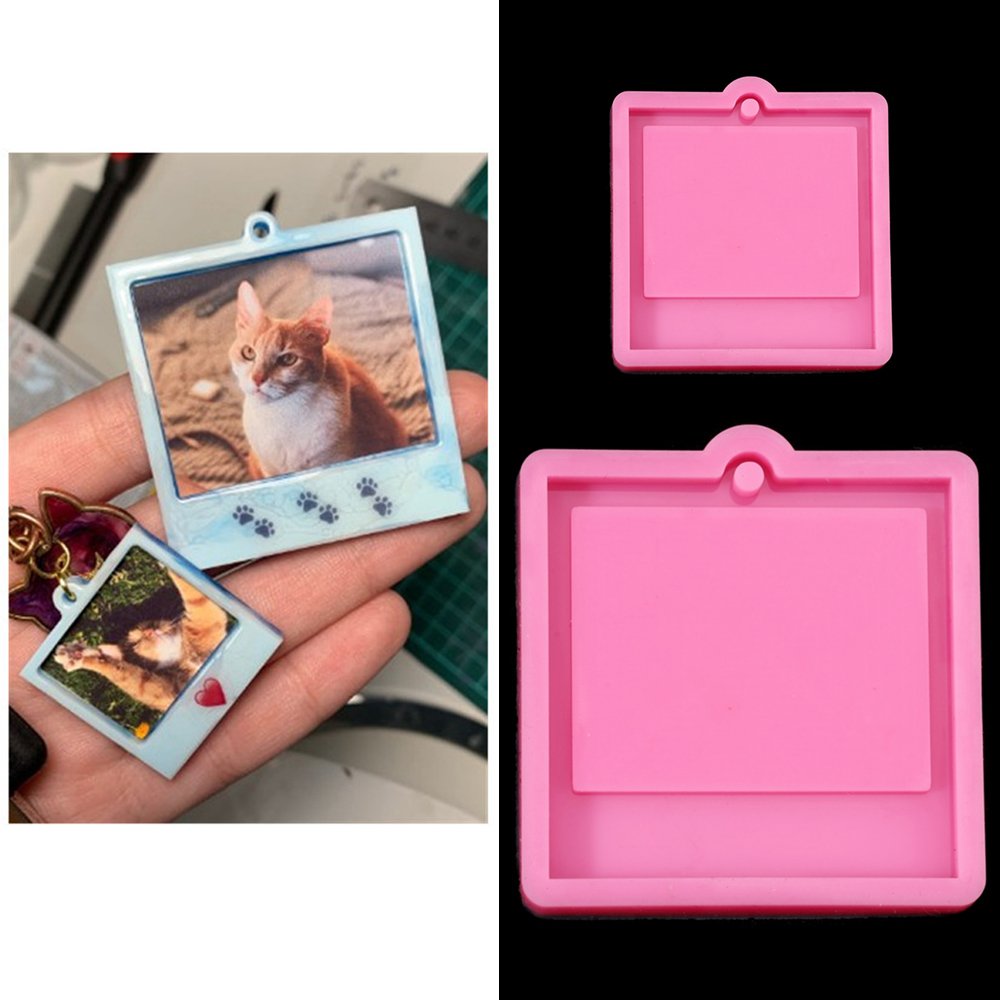 Soap Making Gloves - Photo Frame Epoxy Resin Keychain Mold
