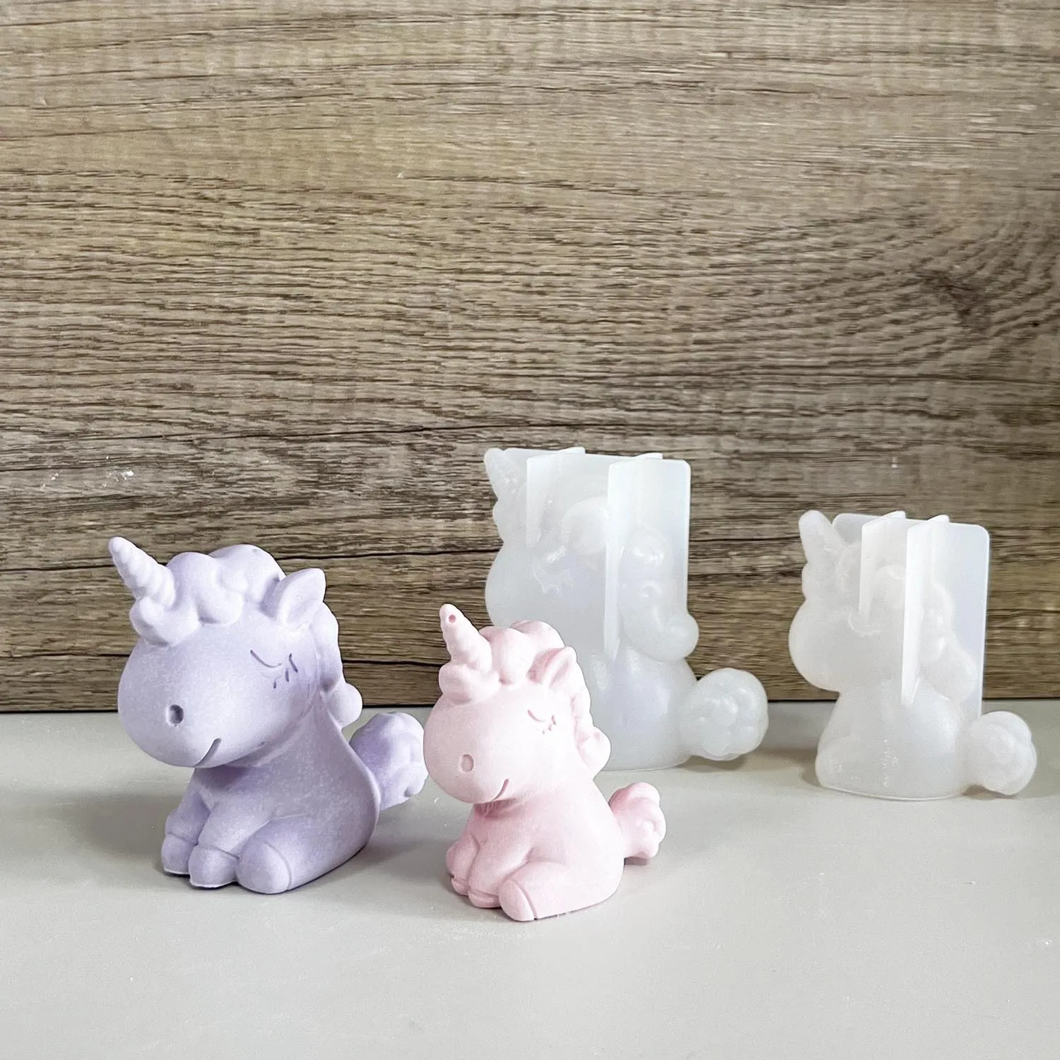 Soap Making Gloves - 3D Geometric Silicone Unicorn Cat Deer