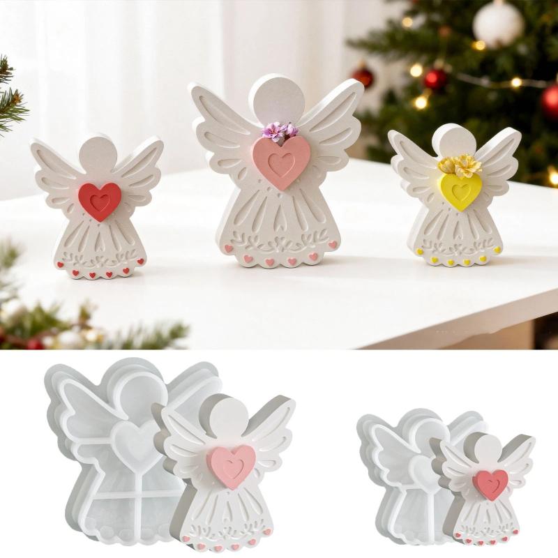 Soap Making Gloves - Love Angel Gypsum Mold Candle Silicone