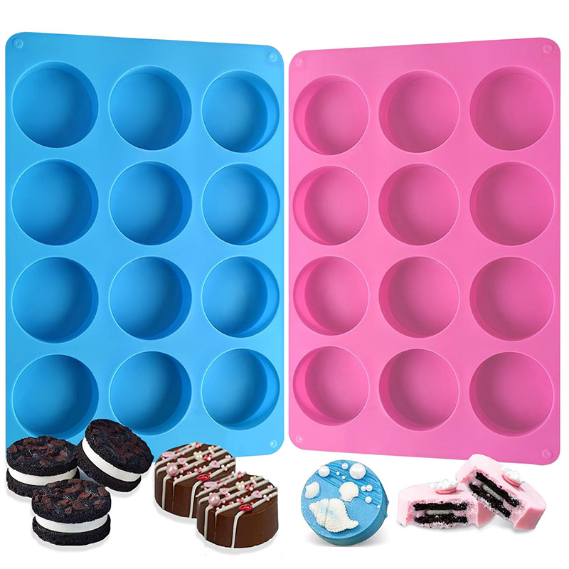 Round Silicone Molds 12-Cavity - Soap Making Gloves recension och pris