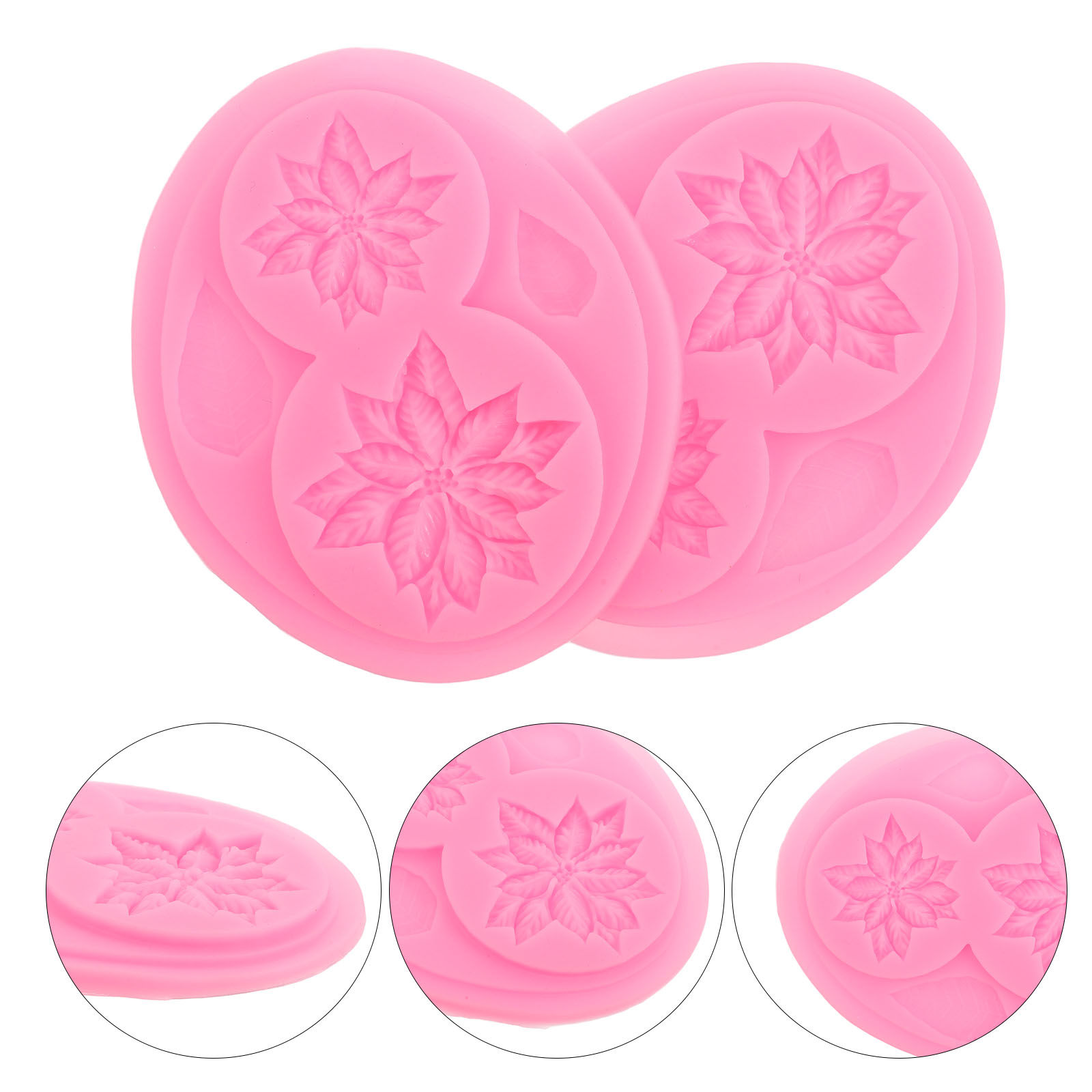 2Pcs Floral Silicone Molds for - Soap Making Silicone Molds recension och pris