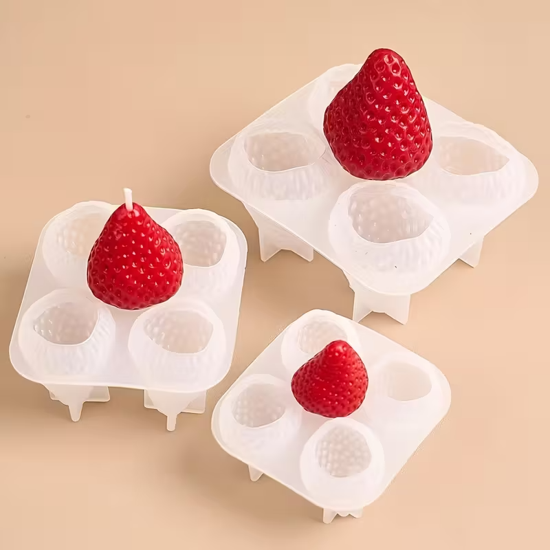 Strawberry Silicone Candle Mol - Soap Making Silicone Molds recension och pris