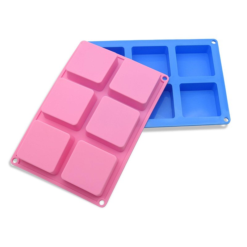 Square Soap Molds 6-Cavity Non - Soap Making Gloves recension och pris