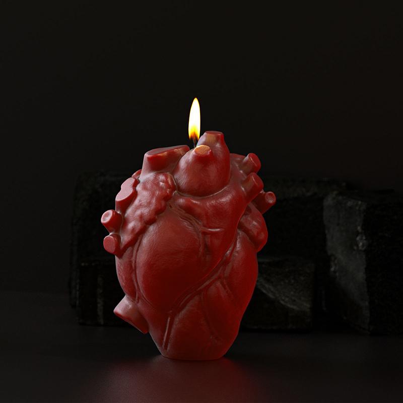 DIY Heart Shaped Candle Silico - Soap Making Silicone Molds recension och pris