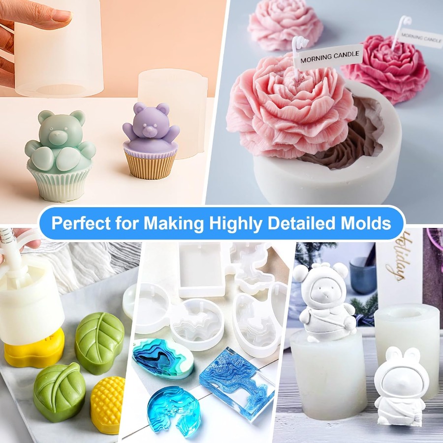 Silicone Mold Making Kit, 38.8 - Soap Making Gloves recension och pris